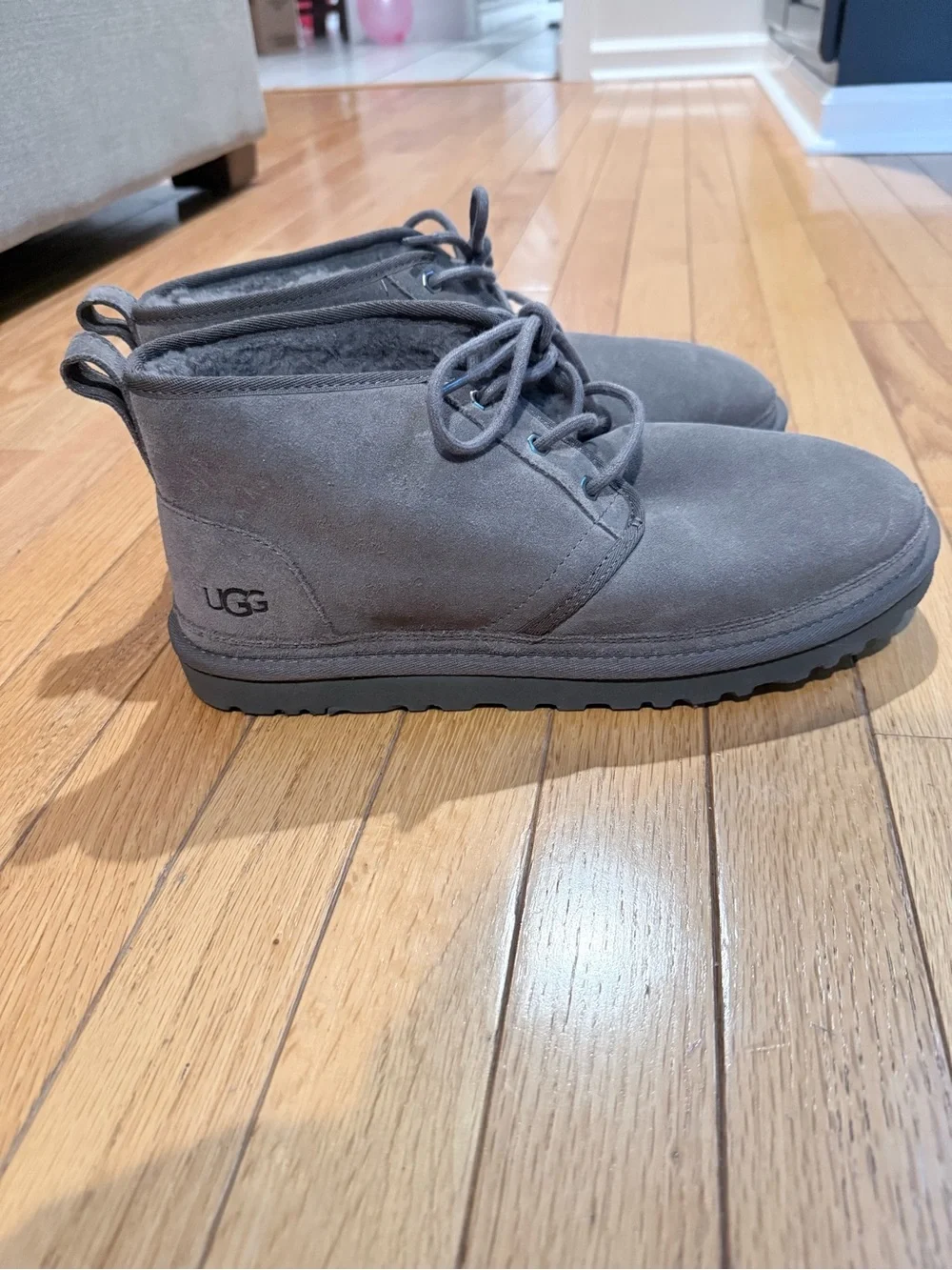 UGG Neumel Suede Slipper Clogs 'Charcoal' - Men's Size 11